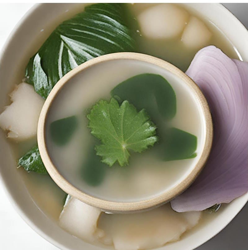 Callaloo soupe aux feuilles de taro